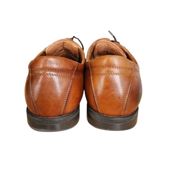 Florsheim Comfortech Men 13 D Cognac Brown Leather Cap Toe Derby Ortholite Shoes main image 6